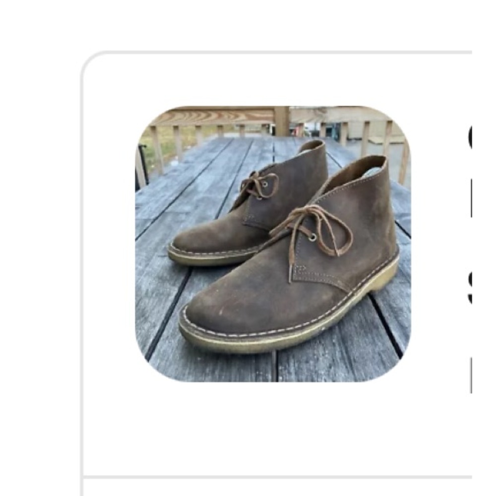 Clark’s brown chukka